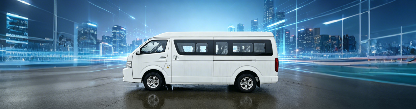 5.4m electric passenger van
