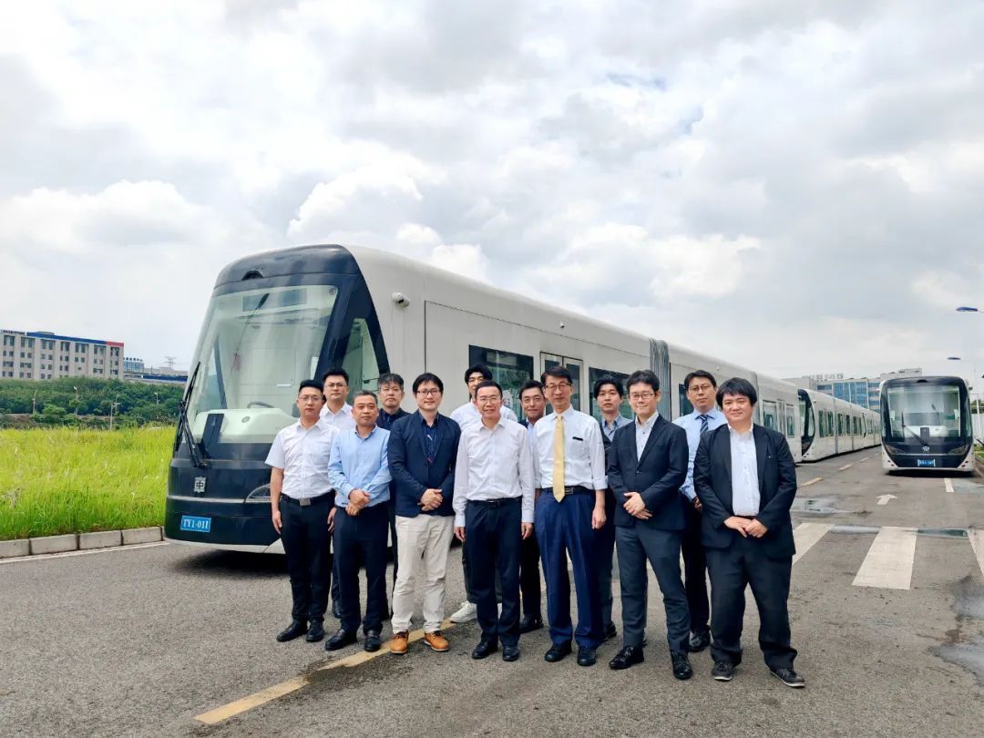 Japan Delegation Visits Yibin to Inspect CCIG’s ART System, Exploring Collaboration on Green Smart Mobility